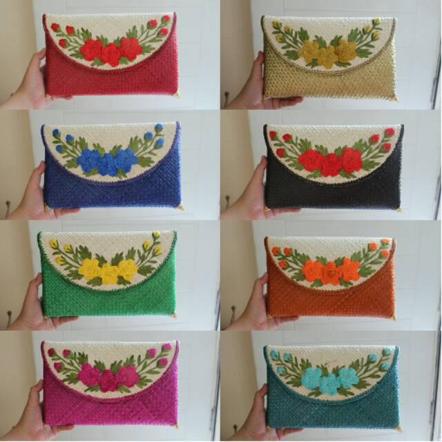 PANDAN CLUTCH / PANDAN BAG / PARTY BAG / PARTY CLUTCH (190)