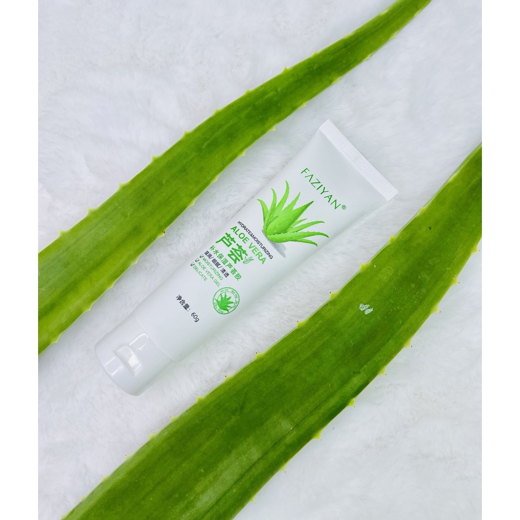 Faziyan Aloe vera gel 50 g. Hydrate & Moisturizing ครีมบำรุงผิวหน้า มอยส์เจอไรเซอร์ หน้าเนียน ผิวผ่อ