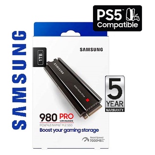 Samsung 1TB 980 PRO M.2 NVMe PCIe4.0 SSD with Heatsink