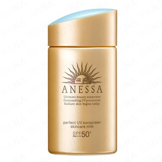 💖 ANESSA เพอร์เฟ็ค ยูวี ซันสกรีน สกินแคร์ มิลค์ SPF 50+ PA++++ กันแดดชิเซโด้ กันน้ำ ผิวสวย60ml(ของแท้100%)