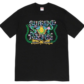 【HOT】Sup เสื้อยืดแขนสั้น ผ้าฝ้าย พิมพ์ลาย แฟชั่นสําหรับผู้ชาย และผู้หญิง