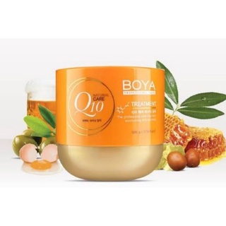 โบย่า คิวเท็น ทรีทเม้นท์ Boya Q10 Treatment 3 in 1 นวด+หมัก+อบไอน้ำ สินค้าพร้อมส่งมากกกก 500 กรัม