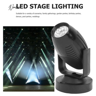 Noel* โคมไฟ Led สปอตไลท์ 85-265V หมุนได้ 360 องศาสําหรับตกแต่งเวทีปาร์ตี้