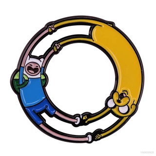 Vic Adventure Time with Finn and Jake เข็มกลัด จี้รูปการ์ตูน สําหรับติดตกแต่งกระเป๋า