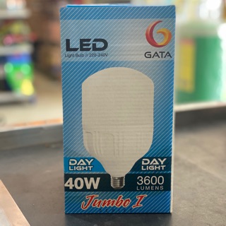 หลอดไฟ LED light bulb แสงขาว40W GATA