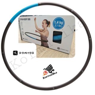 ฮูล่าฮูป ฮูลาฮูป Hula Hoop รุ่น 500 น้ำหนัก 1.4 กก. DOMYOS PILATES TONING WEIGHTED HOOP 1.4 KG