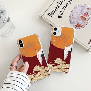 Gruidae เคสไอโฟน 11 pro max 8พลัส เคส grace 14 plus iPhone 13 pro max 12 11  Xr Xs X 7 8 plus se 2020 phone case นิ่ม