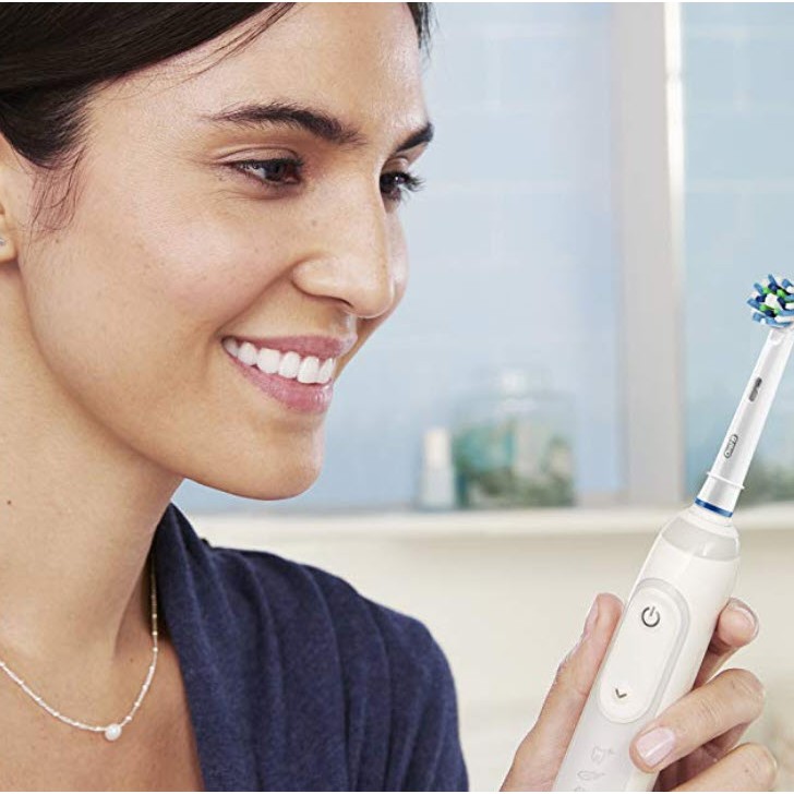 oral b crossaction replacement electric toothbrush heads 8 pack