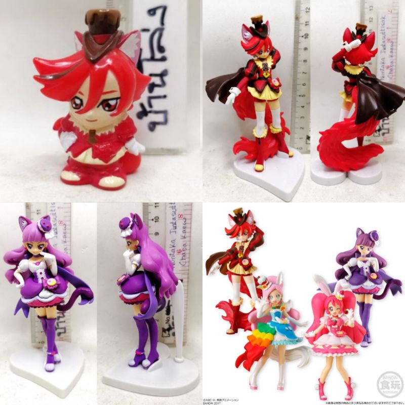 (แท้/มือ2)⭐Bandai Kirakira Precure a la Mode Cure Chocolat,KiraKira Macaron,Melody Figure​ มาการอง​