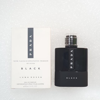 น้ำหอม Prada Luna Rossa Black Eau De Parfum 100ml กล่องเทสเตอร์ และ ติดขวดกดแบ่งไป29ml