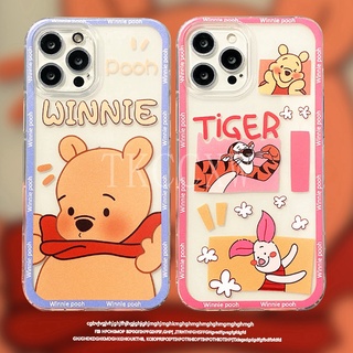 เคสโทรศัพท์มือถือแบบใส กันกระแทก ลายการ์ตูนหมีพูห์น่ารัก สําหรับ Xiaomi Redmi 8 8A 9 9A 9i 9C 10 10A 10C K20 K30 K40 K50 Pro+ K30S K40S K30 Ultra