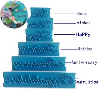 (พร้อมส่ง)ชุดพิมพ์อักษรพลาสติกHappyBirthday
