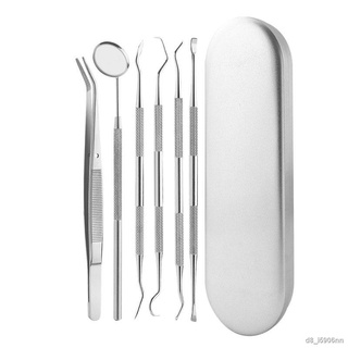 Dental Mirror Sickle Tartar Scaler Teeth Pick Spatula Dental Laboratory Equipment Dentist Gift Oral Care Tooth Cleaning