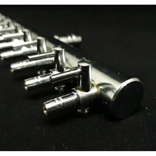 วาล์วปรับลมสแตนเลส ท่อลมเข้า 8 มม. ต่อกับปั๊มลูกสูบ Stainless Valve for Electrical Magnetic Air Compressor