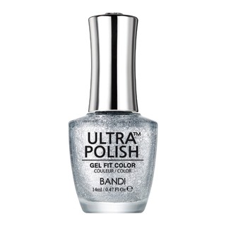 ยาทาเล็บกึ่งเจล Ultra Polish UP911G - Metallic Silver