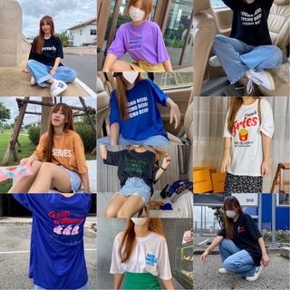 เสื้อOVERSIZE รวมลายขายดี สไตล์เกาหลี