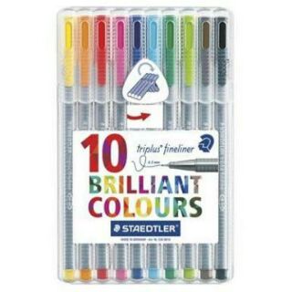 Staedtler triplus 10 colours