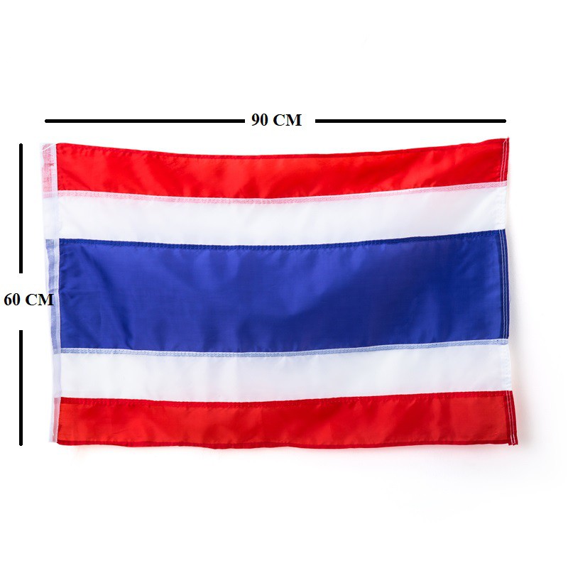 ธงชาติไทย ขนาด 60x90 cm (แพ็ค 2)