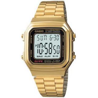 Casio ตัวเรือนทองของแท้มีใบรับประกันศูนย์แบทเตอรี่นาน10ปี