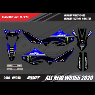 สติ๊กเกอร์วิบาก YAMAHA WR155R 2020 ทั้งคัน Graphic kit สติ๊กเกอร์เคลือบเงา สุดคุ้ม