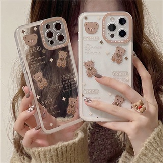 เคสโทรศัพท์มือถือแบบนิ่ม ลายหมีนมน่ารัก สําหรับ Samsung Galaxy A03 A03S A02S A21S A20S A10S A11 M11 A12 M12 A22 A31 A32 A02 M02 A52 A52S A72 A51 A71 A50 A50S A30S A20 A30 A10 4G 5G