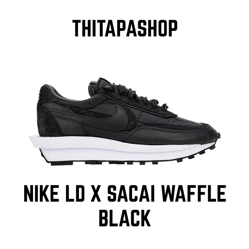 NIKE LD X SACAI WAFFLE BLACK