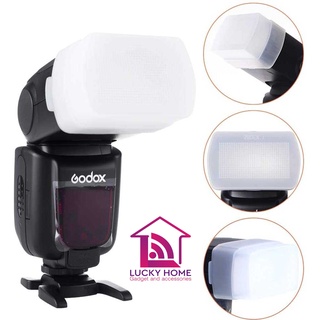 FLASH DIFFUSER FOR GODOX TT685/V860II/580EXII/580EX/560IV ซอฟบ๊อก