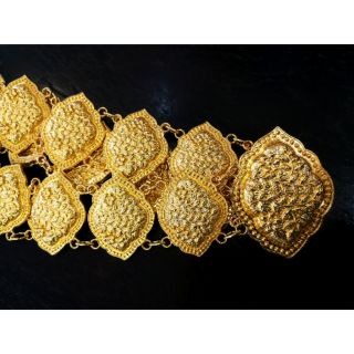 เข็มขัดทองชุดไทย ลายใบไม้​ (มีโค้ดลดราคาFASHION10)​