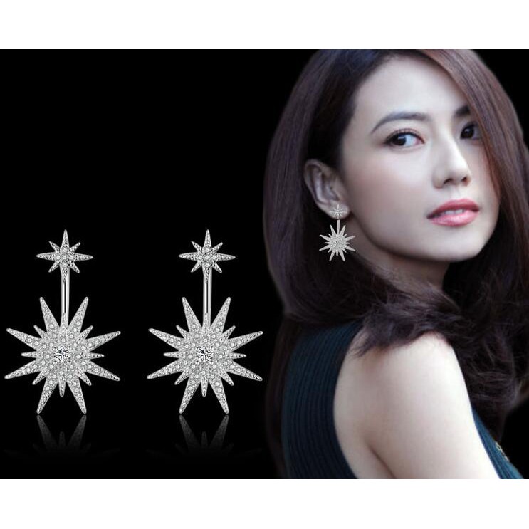 S925 Silver Stardust Earing