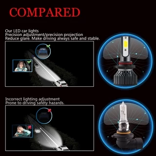 LEADTOPS หลอดไฟหน้าไฟตัดหมอกรถยนต์ H7 H4 Led 4300K 6000K 3000K 8000K 12000K 12V H3 9005 Hb3 9006 Hb4 LED 8000K 1 คู่
