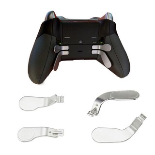 ปุ่มด้านหลังซิลเวอร์โลหะ Paddles เปลี่ยนชุดสำหรับ Xbox หนึ่ง Elite Controller