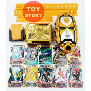 ที่แปลงร่างขบวนการโกเซย์เจอร์ Goseiger (DX Tensouder) พร้อมชุดเข็มขัด การ์ดมีให้ 10ใบ ของแท้Bandai