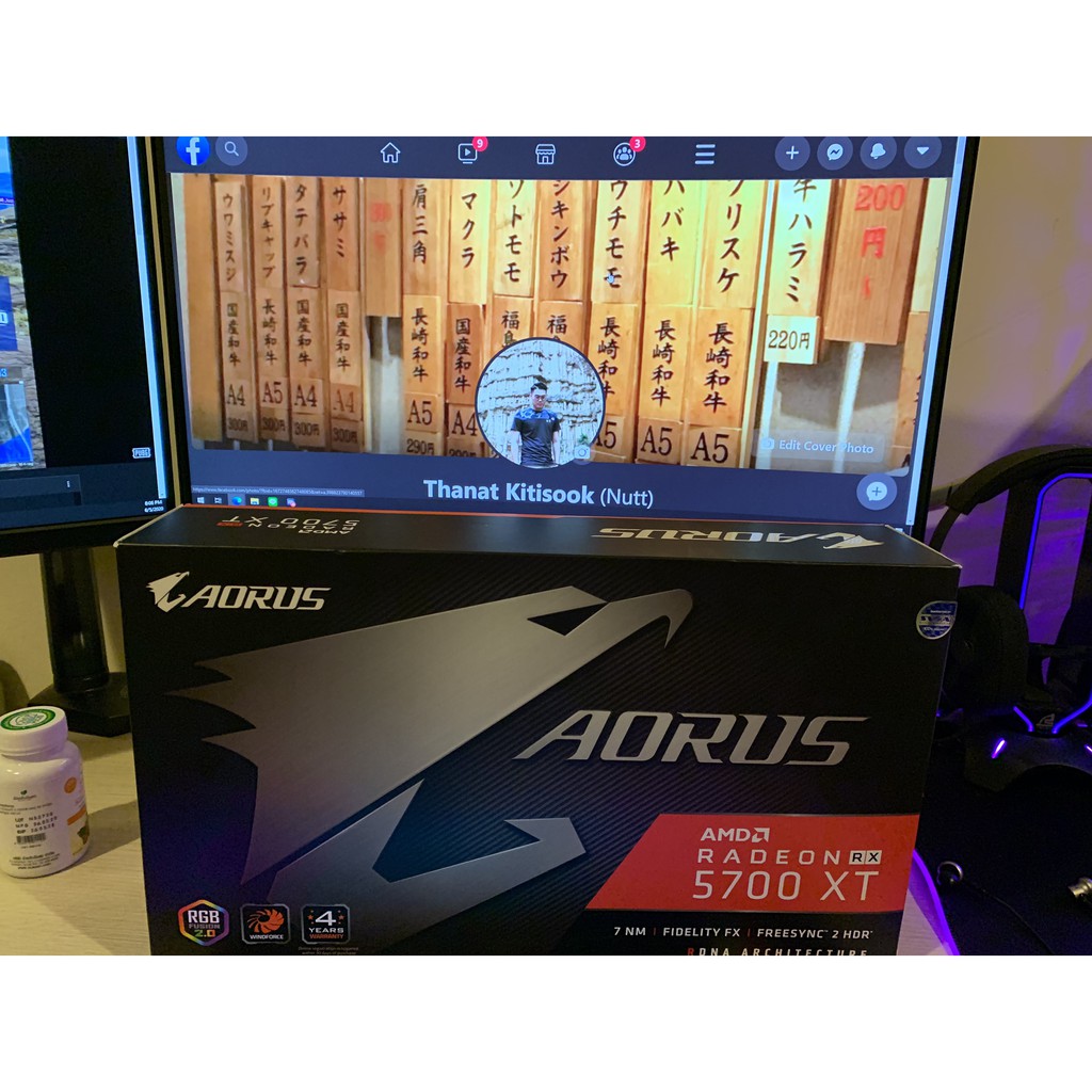 Aorus Radeon RX5700XT มือสอง