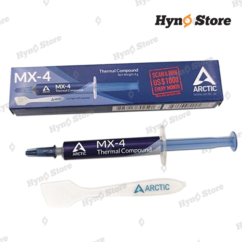 Arctic MX4 MX6 4g PC thermal paste รุ่น 2021 V2 custom water cooling - Hyno Store