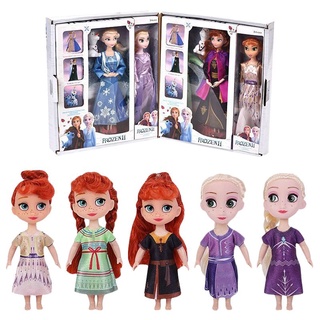 ตุ๊กตาฟิกเกอร์ Disney Anna Elsa Princess Frozen 2 ของเล่นสะสม สําหรับเด็ก