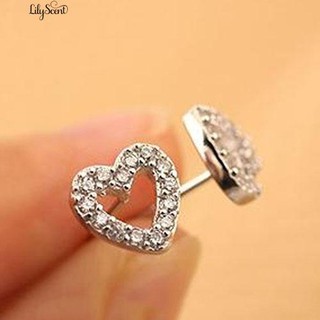 👍💎ต่างหูตุ้มหูผู้หญิง Rhinestone Earrings ต่างหูติดหู ต่างหูตุ้มหู