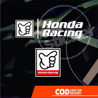 สติกเกอร์ ลาย Honda Racing | สติกเกอร์ตัด ขนาด 25 ซม.