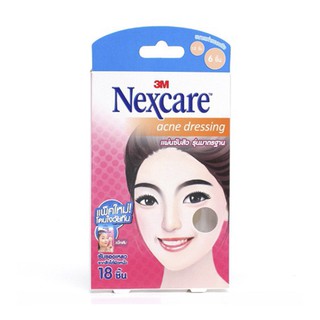 3M NEXCARE ACNE DRESSING แผ่นซับสิว รุ่นมาตรฐาน 18 ชิ้น/กล่อง