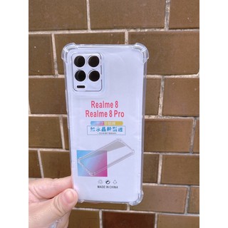 case tpuกันมุมกันกล้องรุ่นใหม่ล่าสุดoppo Realme8(4g) Realme8pro