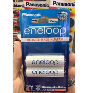 [2ก้อน/แท้] ถ่านชาร์จ Eneloop AA 2000mAh ชาร์จได้ 2100 ครั้ง