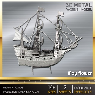 Model Stainless May Flower C21105