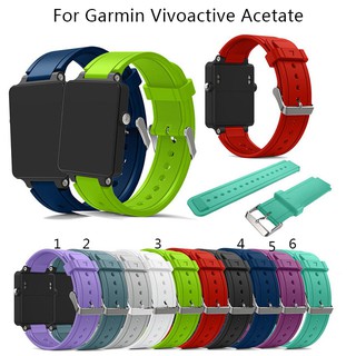สายนาฬิกาข้อมือซิลิโคนสําหรับ garmin vivoactive acetate / Approach S2 / Approach S4