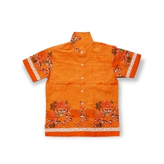 เสื้อเชิ้ต(ผู้ใหญ่)เสื้อลายการละเล่นไทย เสื้อบาติก คอปก ลายเด็กไทย เนื้อผ้าเกรดพรีเมี่ยม