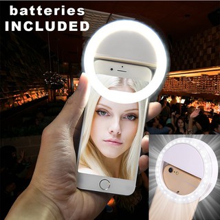 SELFIE FLASH LIGHT แฟลชสำหรับถ่ายภาพเซลฟี่ ไฟ LED 38 ดวง ปรับความสว่างได้ 3 ระดับ ชาร์จไฟได้ในตัว RK-14