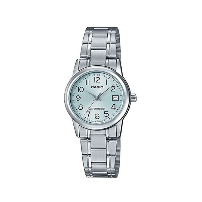 Casio Standard นาฬิกาข้อมือผู้หญิง สแตนเลส รุ่น LTP-V002D-2BUDF,LTP-V002D-2B,LTP-V002D