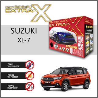 ผ้าคลุมรถ ส่งฟรี SUZUKI XL-7 ตรงรุ่น กล่องEXTRA-X ผ้าHI-PVC อย่างดีหนาพิเศษ ป้องกันแดด ป้องกันฝน ป้องกันฝุ่น