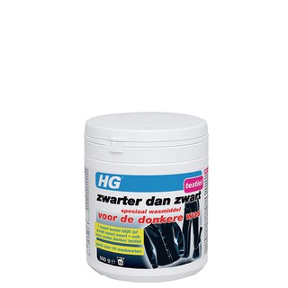 เอชจี ผงซักผ้าสีเข้ม (HG blacker than black special detergent for dark wash) ขนาด 500 กรัม