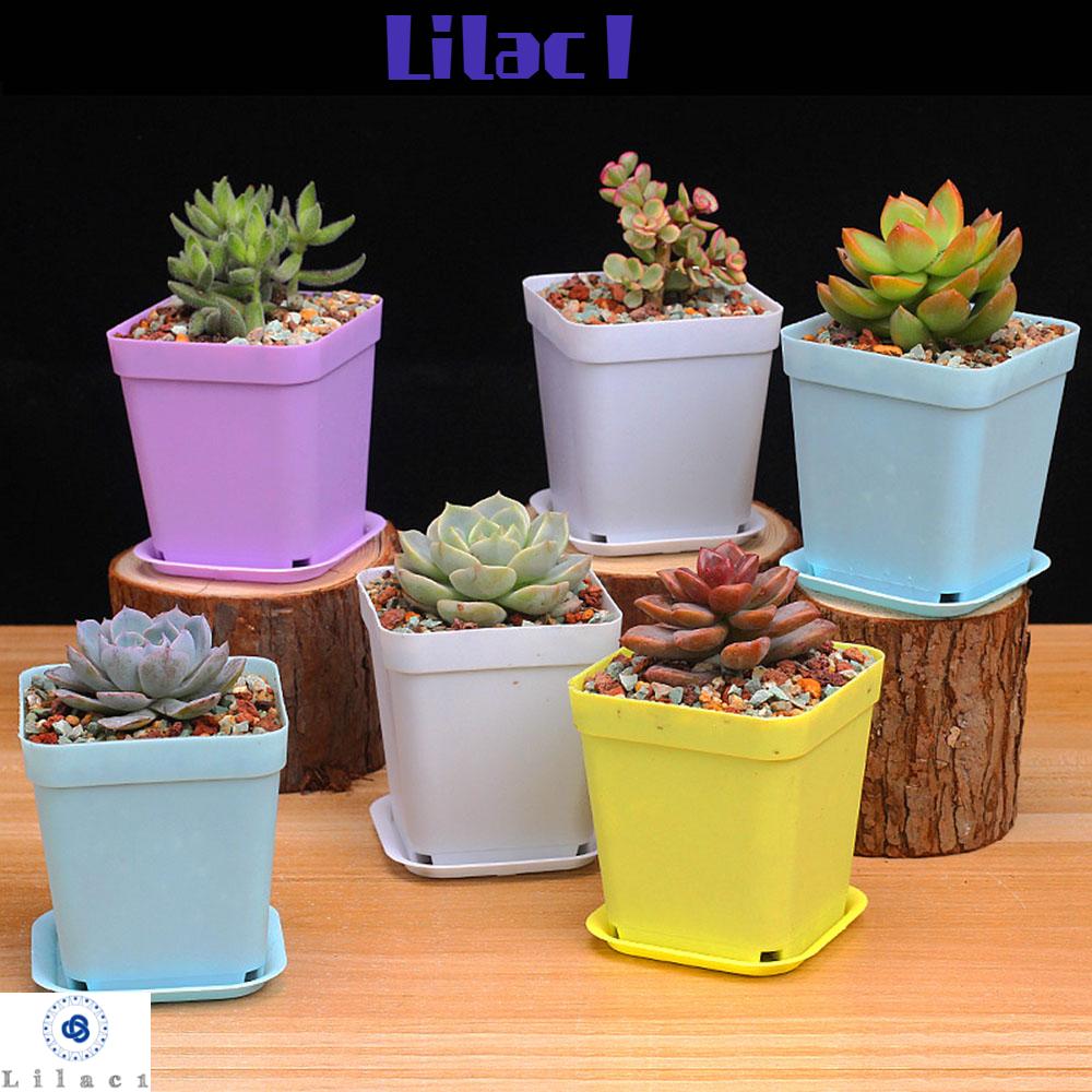 LILAC1???? Garden Decoration Supplies Flower Pots Office Nursery Vase