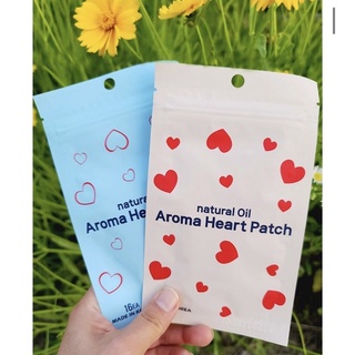 Aroma patch แผ่นแปะแมส แผ่นแปะหน้ากากอนามัย 16ดวง/1ซอง