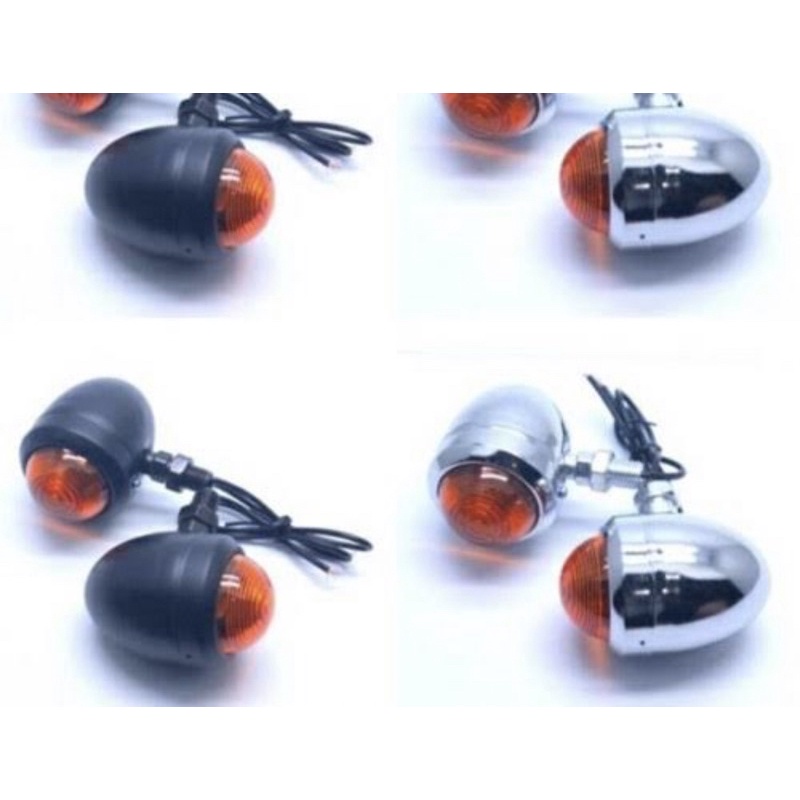 Acipi Classic Chrome Iron Ride It ไฟเลี้ยว (คู่)